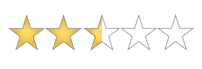 2.5 stars
